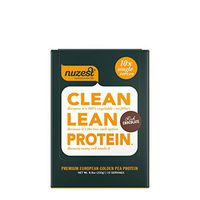 Nuzest Clean Lean Protein - Premium Vegan Protein Powder, Plant Protein Powder, European Golden Pea Protein, Dairy Free, Gluten Free, GMO Free, Naturally Sweetened, Rich Chocolate, 10 Count