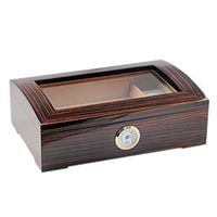 Lxc Cypress Wood Cigar Constant Humidity Box Cedar Wood Solid Snow Plus Humid Box Transparent Window
