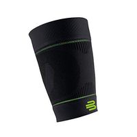 Bauerfeind Sports Compression Upper Leg Sleeves (1 Pair) (Black, Large/X-Long)