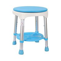 RGLZY Elderly Shower Bench Bath Chair with 360° Rotatable Shelf Stool Surface, for Pregnant Woman Elderly Disabled Kids