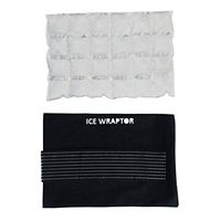 Ice Wraptor Compression Ice Wrap for Ice Packs or Reusable Ice Sheets up to 10x15”- Fits Any Body Part - Includes 1 ThermaFreeze Reusable Ice Sheet