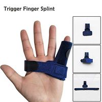 Trigger Finger Splint,Adjustable Finger Support Brace Bonus Fastening Tape for Alleviating Finger Locking,Popping,Bending,Stiffness,Tendon Release and Pain Relief from Stenosing Tenosynovitis