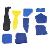 9pcs/Set Silicone Sealant Remover Ceramic Tile Seam Tool Glass Scraper Grout Caulking Finishing Cleaning Tool Kit
