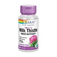 Solaray Milk Thistle Seed Extract One Daily 350mg | Antioxidant Intended to Help Support a Normal, Healthy Liver | Non-GMO & Vegan | 60 VegCaps
