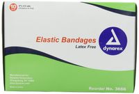 Dynarex Elastic Bandage, 6" X 4.5 Yds, 10 Count
