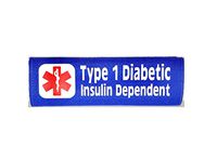 Type 1 Diabetes Insulin Dependent Backpack Strap Carseat Harness Cover Medical Alert (Royal Blue)