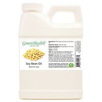 GreenHealth Soy Bean Oil - 16 fl oz (473 ml) Plastic Jug w/Cap - 100% Pure Carrier Oil
