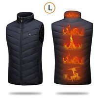 Teepao - Outdoor Men Women Heated Vest USB Heating Vest Winter Thermal Cloth Camping Hiking Warm Hunting Jacket