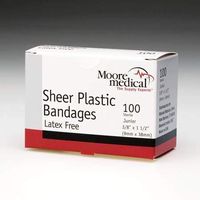 Moore Medical Adhesive Bandages 1 5/8" X 3/8" Butterfly Closure - Box of 100