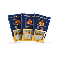 Amsterdam Organics King Size pre roll Cones 3 6 9 Packs of Rice (3)