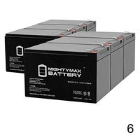 Mighty Max Battery 12V 12AH Battery Replaces Electric Mobility Ultralite 550-6 Pack Brand Product
