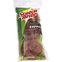 3M 213C Scotch-Brite Copper Coated Scouring Pads, 3 Count