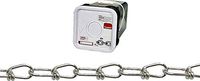 Campbell 0754126 Low Carbon Steel Inco Double Loop Chain in Square Pail, Zinc Plated, #1 Trade, 0.11" Diameter, 450' Length, 155 lbs Load Capacity