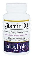 Bioclinic Naturals - Vitamin D3 1000 IU 180 softgels