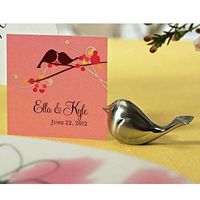 Name Place Card Holder Wedding Party Table Number with Bird Decor