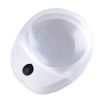 Portable Magnifiers Handheld Mini Double Lens Great for Reading Books Maps Documents More Home and Office Illuminated Magnifying Glass White 10x