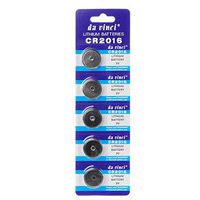 Sara-u 5PCS Button Battery CR2016 3V Lithium Cell Coin Batteries LM2016 BR2016 DL2016 Watch Electronic Toy Remote