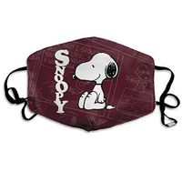 SSUJ7 Snoopy Sitting Men Women Adjustable Earloop Mouth Guard Anti-Dust Washable Reusable Mouth Guard for Kids Teens Adults Anti Pollution,Anti-smog