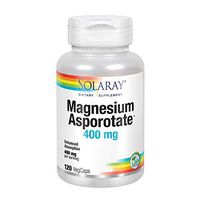 Solaray Magnesium Asporotate 400 mg | Aspartate, Orotate & Citrate Complex | Healthy Heart, Muscle, Nerve & Circulatory Function Support | 120 VegCaps
