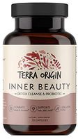 Terra Origin, Inner Beauty, Capsules, 30 Servings, Detox Cleanse, 5 Billon CFU, with Biotin - Promotes Hair Growth, Healthy Skin, Metabolism Booster- Gluten Free, All Natural Nutrients, Herbal Diet