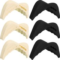 6 Pairs Toe Filler Insert Adjustable Shoe Filler Unisex Reusable Shoes Big Toe Plug Foot Brace Pads to Make Big Shoes Fit