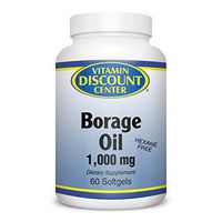 Vitamin Discount Center Borage Oil 1000 mg, 60 Softgels