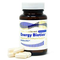 Energy Biotics — Digestive and Immune Support, 10 strains, 25 Billion CFU, 30 Capsules. Made in The USA, No Refrigeration Required, All-Natural, No Sugars, No Fillers, No Dairy, No Soy.
