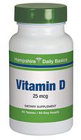 Vitamin D 25 mcg 60 Day Supply of The Sunshine Vitamin