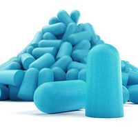 Eargasm Foam Earplugs, 300 Pairs, 32 dB NRR, Super Soft, Great for Sleeping, Studying, Snoring, Comes with Bonus Carrying Case