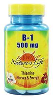 Nature's Life B-1 Tablets, 500 Mg, 50 Count