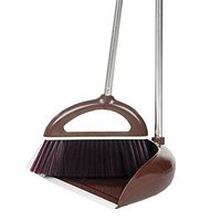 Kylin Express Durable Removable Broom and Dustpan Standing Upright Grips Sweep Set with Long Handle, A3