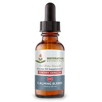 Calming Blend Hemp Oil Infusion, 400 mg, Cherry Vanilla Flavor - 1 Ounce (30ml) Supports Functional Calming for Stress Relief, Relaxation, Healthy Sleep Patterns, and achy Muscles