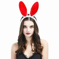 2 PCS Funny Party Hats Bunny Ears and Accessories - Easter Costume Party Decoration