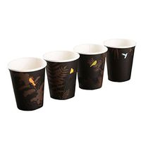 100 PCS Disposable Coffee Paper Cup 8 oz Paper Cup Random Pattern