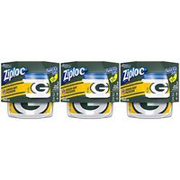 Ziploc Food Storage Meal Prep Containers, Small, 2 Count, Pack of 3 (6 Total Containers), Twist N Loc- NFL Green Bay Packers