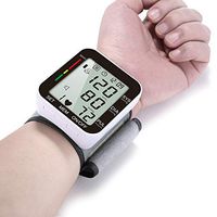 YEARN SEA Blood Pressure Monitor Wrist, Auto Pulse Rate Systolic Diastolic BP Tracker for Health Monitoring, WHO Blood Pressure Classification 2 Users,198 Reading Memory,NoVoice