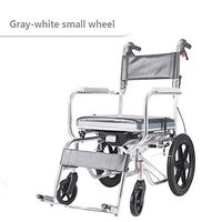 Wheelchair Medical Equipment Aluminum Alloy, Folding/Lightweight/Self-propelled/Elderly Portable/Travel/with Toilet/Multi-Function/Waterproof/Bath, Lightweight 1