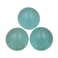 AD Beads Natural Gemstone Harmony Round Ball Crystal Healing Sphere Massage Rock 20~50mm (26 Light Blue Quartz, 40mm)