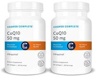 Cooper Complete - CoQ10 50 mg - CoEnzyme10 Ubiquinol Supplement - 120 Softgels