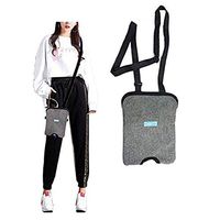 Catheter Bag Holder Drainage Bag Covers, Urine Catheter Leg Support Kit, Urinary Drainage Care Carrier with Adjustable Shoulder Strap for Home,Travel,Wheelchair,Bed,1500ml