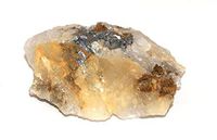 Quartz Matrix Crystal with Galena Iron QUG1829
