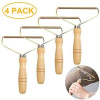 Corrines 4Pack Portable Lint Roller Remover Clothes Fuzz Shaver，Manual Fabric Shaver Lint Roller for Sweater Woven Coat.