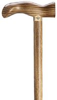 Ergonomic Extra Wide Dynamic Cane Scorched Maple Shaft  -Affordable Gift! Item #DHAR-9513900