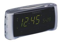 Emerson CKA1100 Atomic Clock Radio With Silver Finish (Discontinued by Manufacturer) (Renewed)