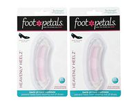 Foot Petals Women's Heavenly Heelz Technogel with Softspots 2-Pair Pack Pink Gel One Size
