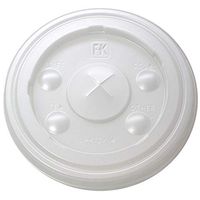 Fabri-Kal 9508216 X-Slot Lid for 12/14 Ounce RK Cups - 1000 / CS
