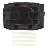 Qkiss Breathable Waist Belt Lumbar Protection Waist Support Brace for Men Women Use(L)