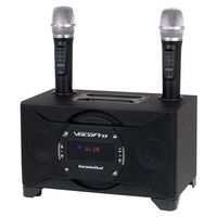 VOCOPRO Wireless Microphones & Vocal Eliminator, 1X1X1 (KARAOKEDUAL)