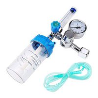 Bewinner Pressure Oxygen,Buoy Type Oxygen Inhalator Meter Pressure Reducing Valve Regulator G5/8 Bspp,for Medical Units to Provide Oxygen Inhalation for Oxygen and Hypoxic Patients