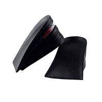 SINY® 3-Layer Shoe Insoles Height Increase Taller Pad Air Cushion for Men Women Black  6cm 2.5 inches